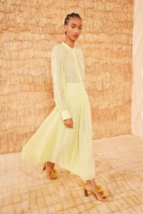 Skirts And Shorts Women Ulla Johnson Reina Skirt Citron