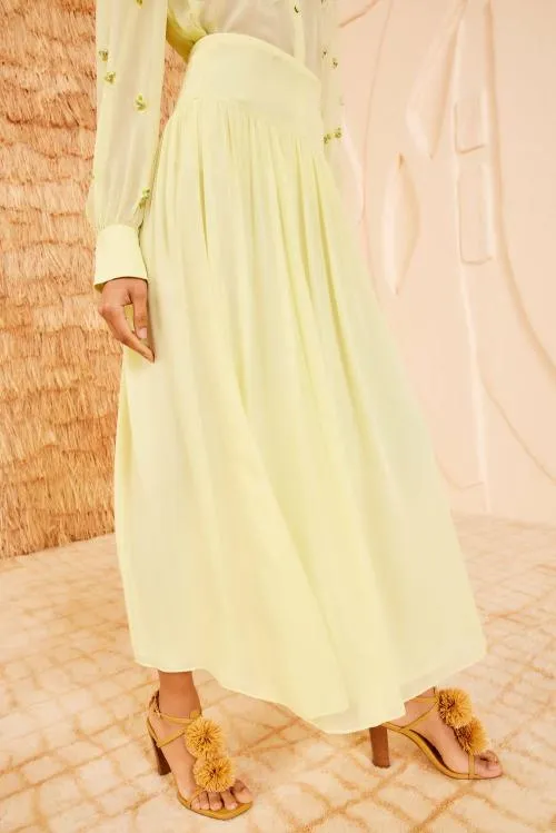 Skirts And Shorts Women Ulla Johnson Reina Skirt Citron Skirts And Shorts Women Ulla Johnson Reina Skirt Citron