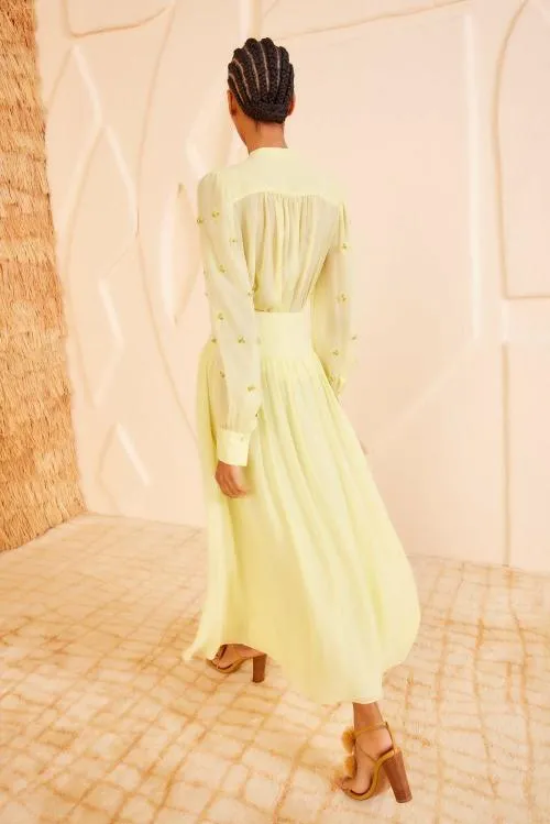 Skirts And Shorts Women Ulla Johnson Reina Skirt Citron Skirts And Shorts Women Ulla Johnson Reina Skirt Citron