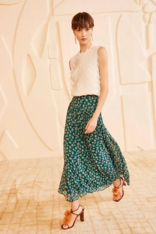 Skirts And Shorts Women Ulla Johnson Reina Skirt Clematis Skirts And Shorts Women Ulla Johnson Reina Skirt Clematis