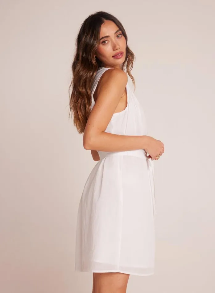 Sleeveless Pintuck Shirt Dress 8211 White Women Bella Dahl Mini Dresses Sleeveless Pintuck Shirt Dress 8211 White Women Bella Dahl Mini Dresses