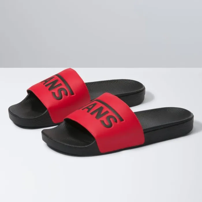 SlideOn RedBlack MenWomen Sandals Vans