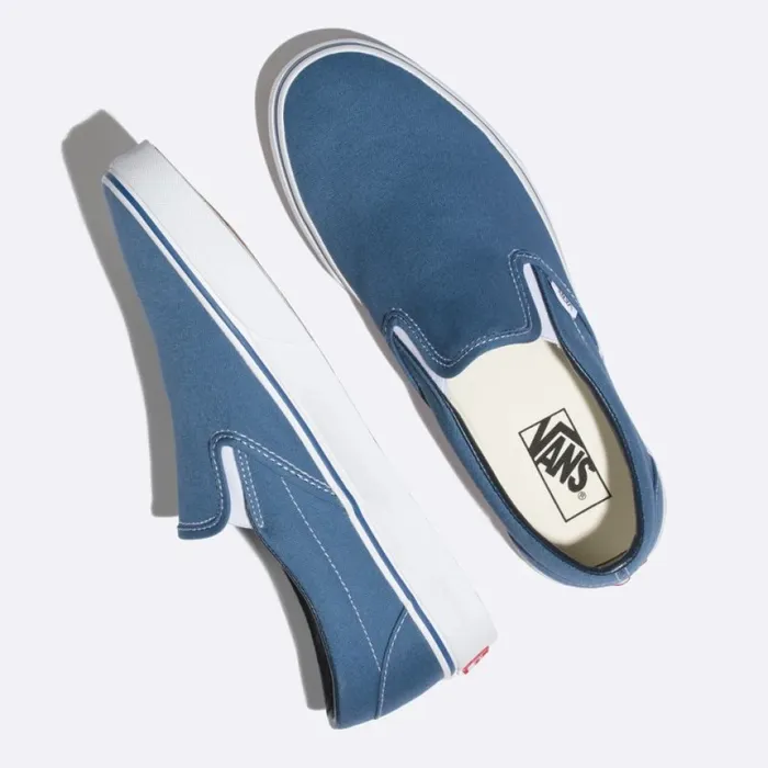 SlipOn Navy MenWomen Classics Shoes Vans SlipOn Navy MenWomen Classics Shoes Vans