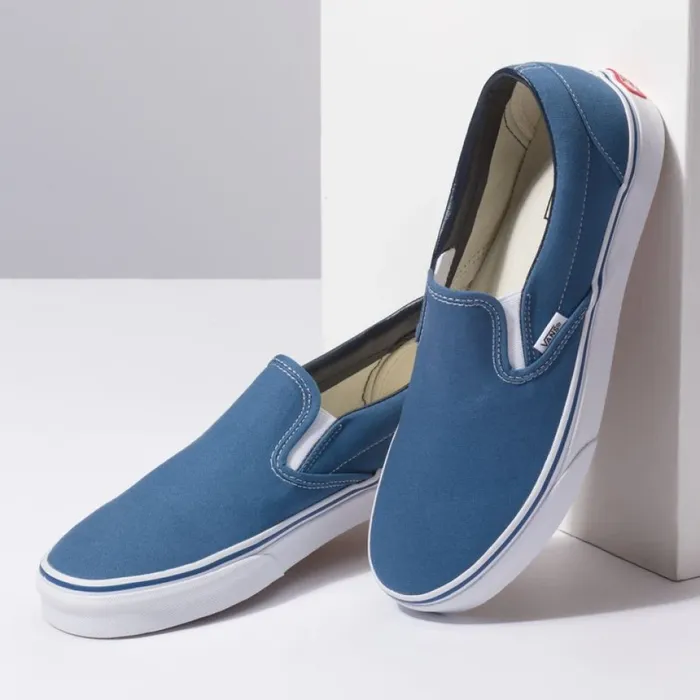 SlipOn Navy MenWomen Classics Shoes Vans SlipOn Navy MenWomen Classics Shoes Vans