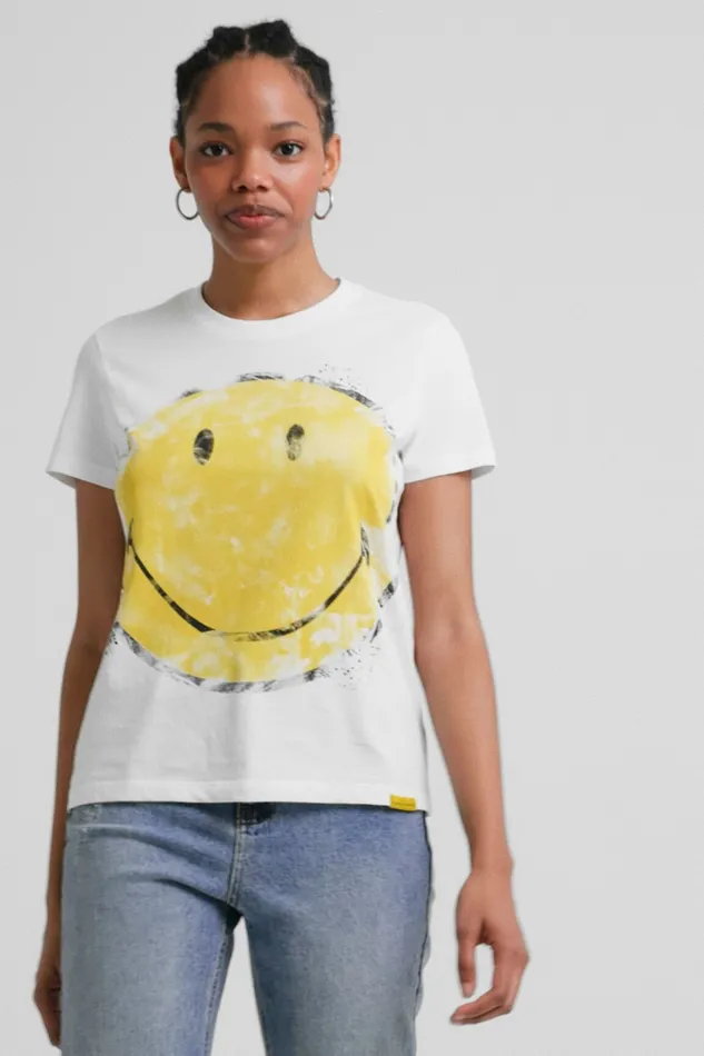 Smiley Tshirt Women Desigual Tshirts