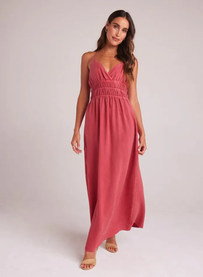 Smocked Cami Maxi Dress 8211 Riviera Red Women Bella Dahl Maxi Dresses