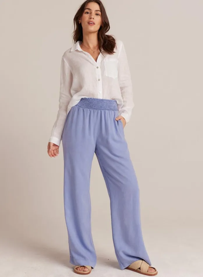 Smocked Waist Wide Leg 8211 Peri Blue Women Bella Dahl Pants