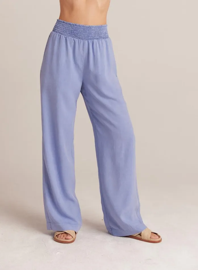 Smocked Waist Wide Leg 8211 Peri Blue Women Bella Dahl Pants Smocked Waist Wide Leg 8211 Peri Blue Women Bella Dahl Pants