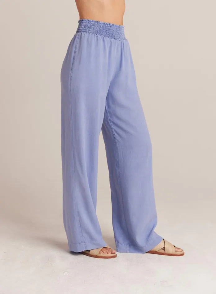 Smocked Waist Wide Leg 8211 Peri Blue Women Bella Dahl Pants Smocked Waist Wide Leg 8211 Peri Blue Women Bella Dahl Pants