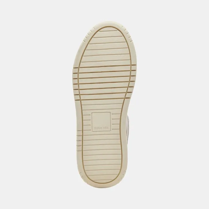 Sneakers Women Dolce Vita Adella Sneakers White Gold Leather