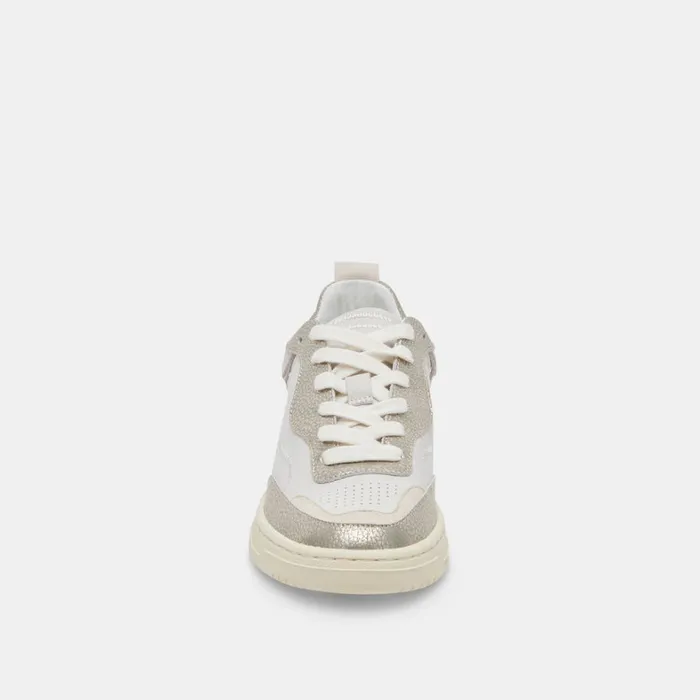 Sneakers Women Dolce Vita Adella Sneakers White Gold Leather