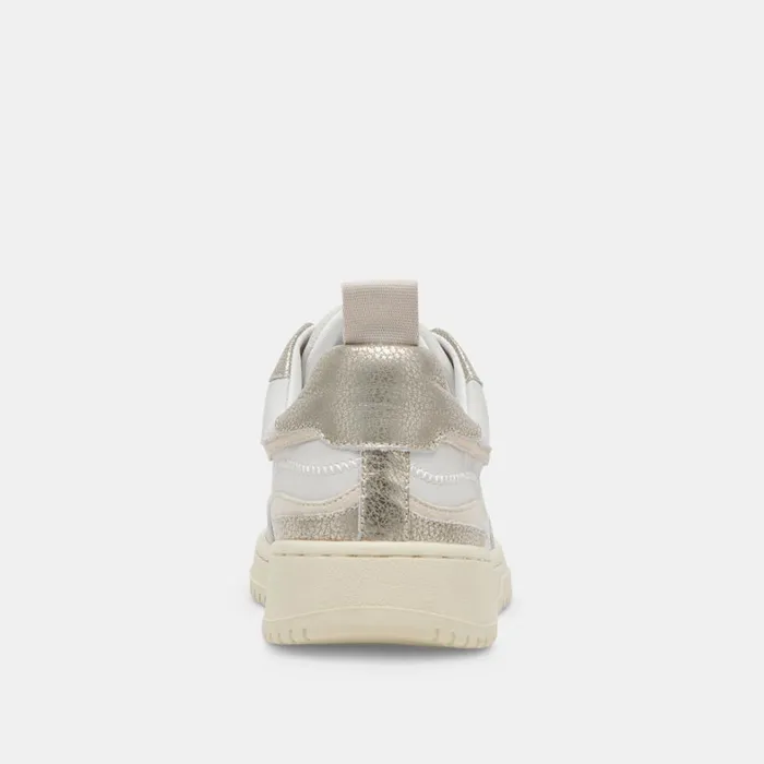 Sneakers Women Dolce Vita Adella Sneakers White Gold Leather