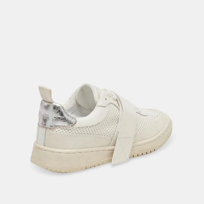 Sneakers Women Dolce Vita Alvah Sneakers White Perforated Leather