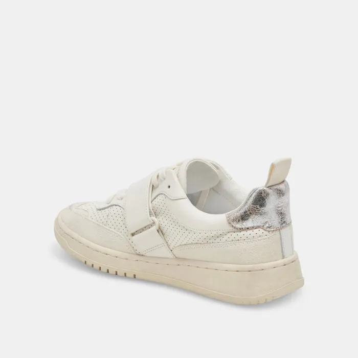 Sneakers Women Dolce Vita Alvah Sneakers White Perforated Leather