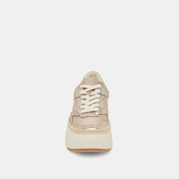 Sneakers Women Dolce Vita Dandi Sneakers Light Gold Woven