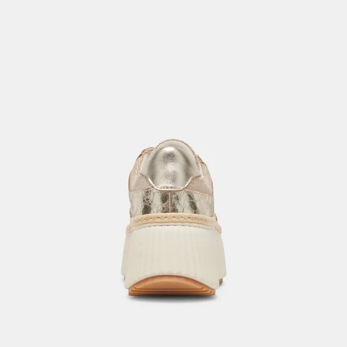 Sneakers Women Dolce Vita Dandi Sneakers Light Gold Woven