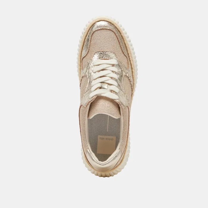 Sneakers Women Dolce Vita Dandi Sneakers Light Gold Woven