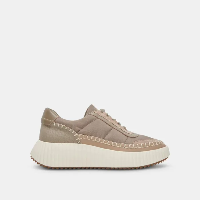 Sneakers Women Dolce Vita Dolen Nylon Sneakers Dk Taupe Nylon