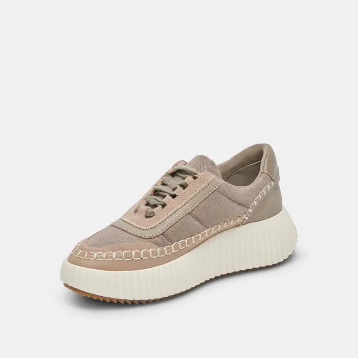 Sneakers Women Dolce Vita Dolen Nylon Sneakers Dk Taupe Nylon