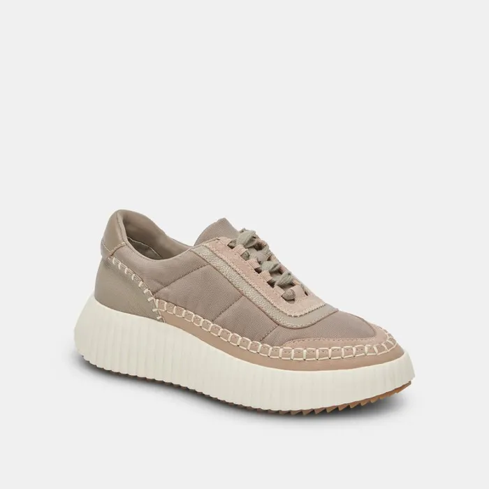 Sneakers Women Dolce Vita Dolen Nylon Sneakers Dk Taupe Nylon