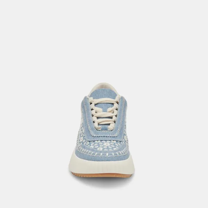 Sneakers Women Dolce Vita Dolen Sneakers Blue Floral Denim