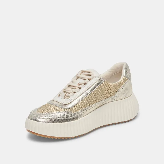 Sneakers Women Dolce Vita Dolen Sneakers Gold Knit
