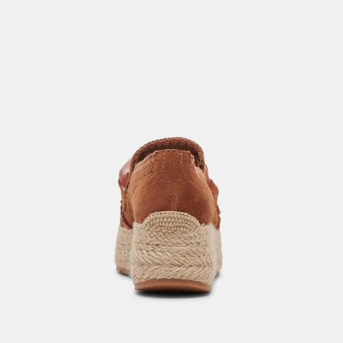 Sneakers Women Dolce Vita Jhenee Espadrille Sneakers Pecan Perforated Suede