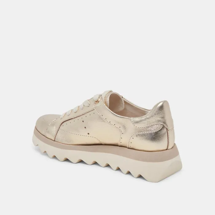 Sneakers Women Dolce Vita Jorgie Sneakers Platinum Metallic Leather