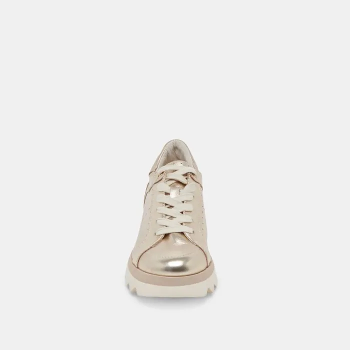 Sneakers Women Dolce Vita Jorgie Sneakers Platinum Metallic Leather