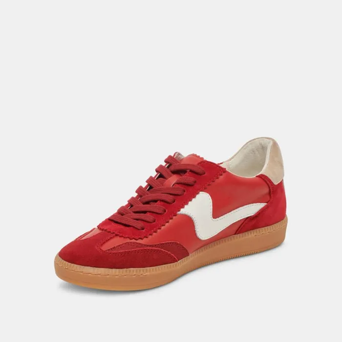 Sneakers Women Dolce Vita Notice Sneakers Crimson Suede