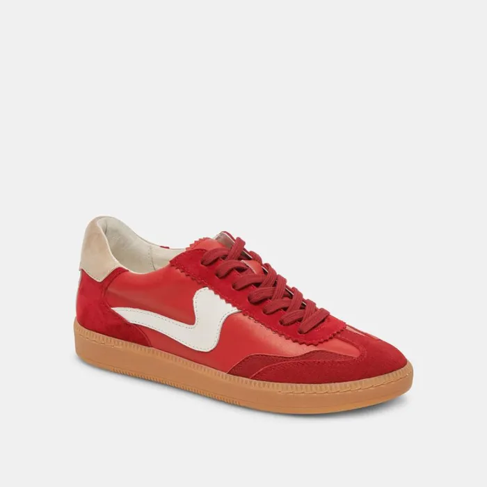 Sneakers Women Dolce Vita Notice Sneakers Crimson Suede