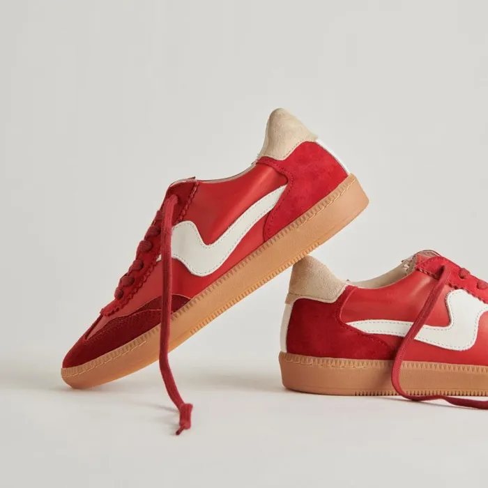 Sneakers Women Dolce Vita Notice Sneakers Crimson Suede