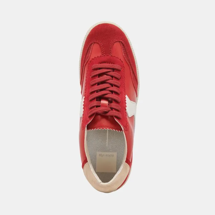 Sneakers Women Dolce Vita Notice Sneakers Red Suede