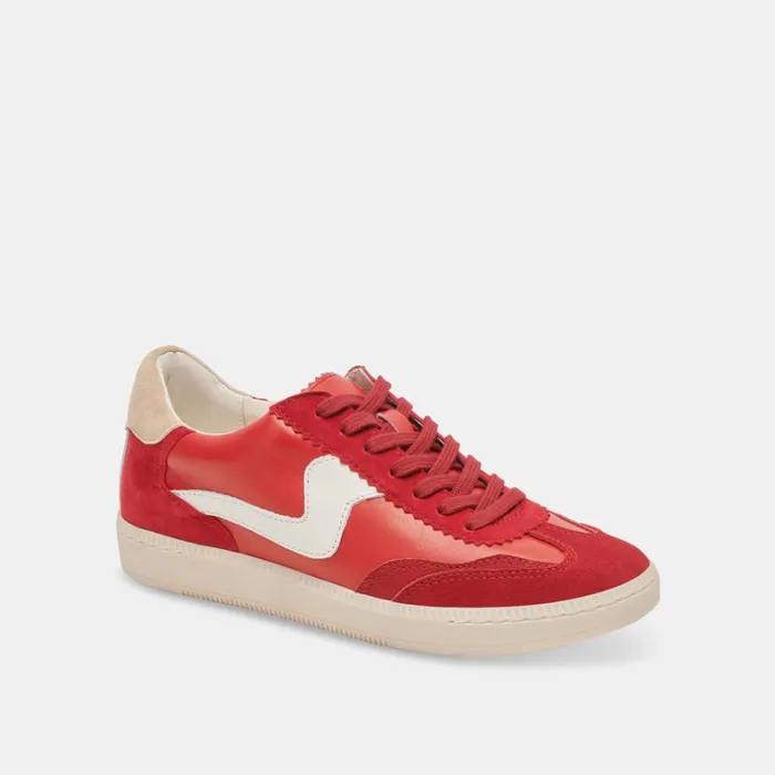 Sneakers Women Dolce Vita Notice Sneakers Red Suede