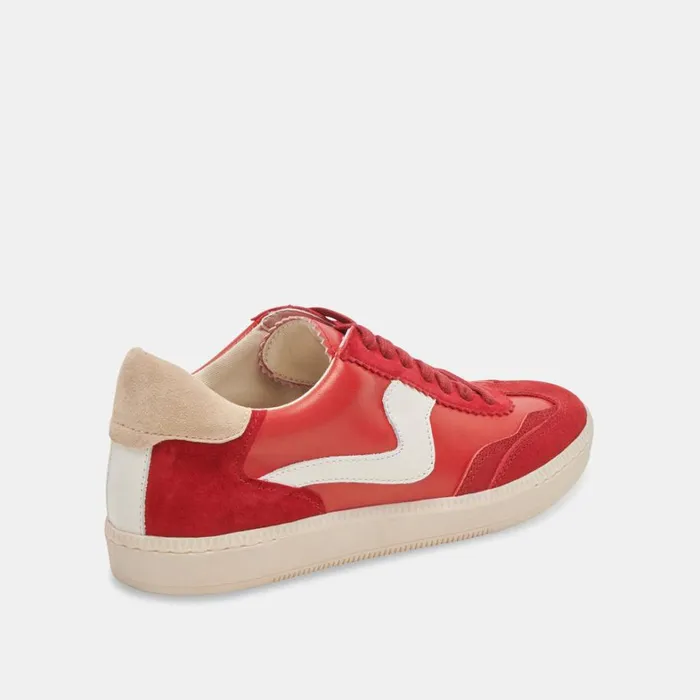 Sneakers Women Dolce Vita Notice Sneakers Red Suede