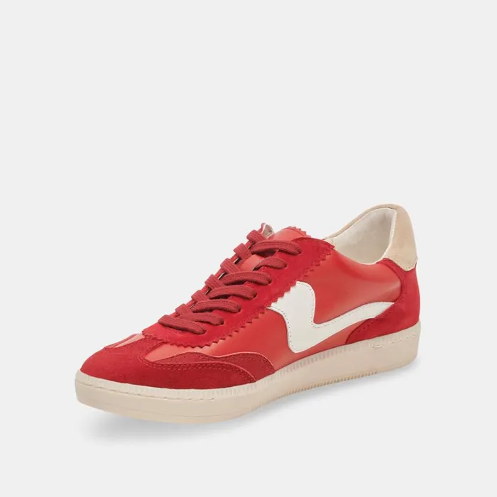 Sneakers Women Dolce Vita Notice Sneakers Red Suede