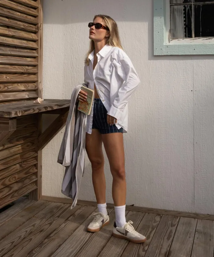 Sneakers Women Dolce Vita Notice Sneakers White Grey Leather