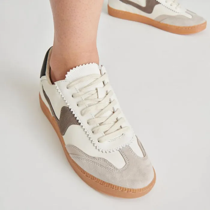 Sneakers Women Dolce Vita Notice Sneakers White Grey Leather