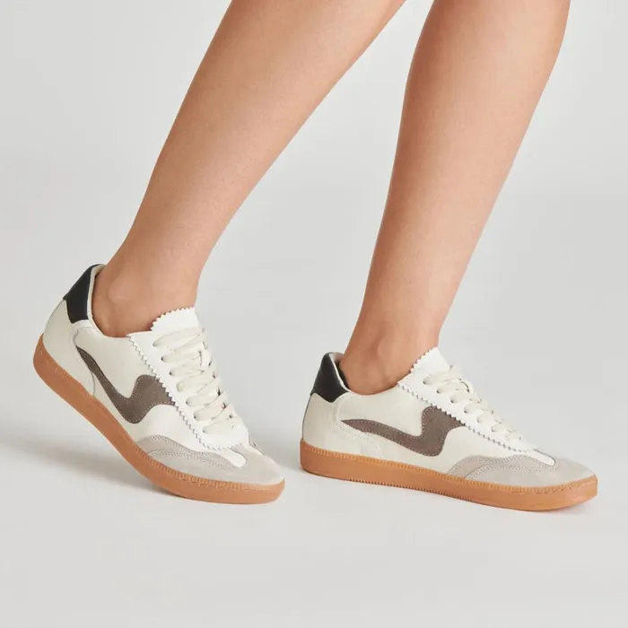 Sneakers Women Dolce Vita Notice Sneakers White Grey Leather