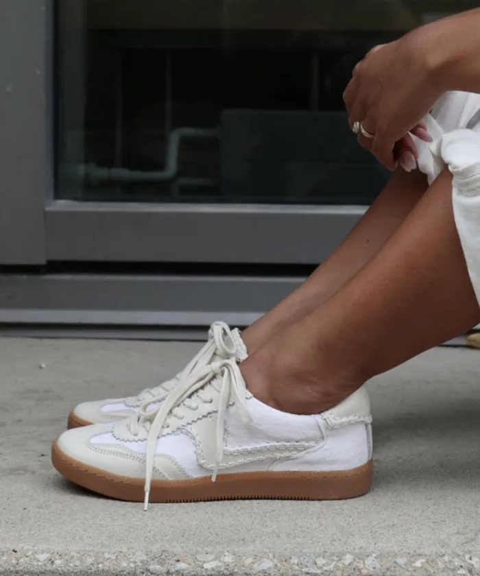 Sneakers Women Dolce Vita Notice Stitch Sneakers Ivory Calf Hair