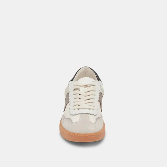 Sneakers Women Dolce Vita Notice Wide Sneakers White Grey Leather