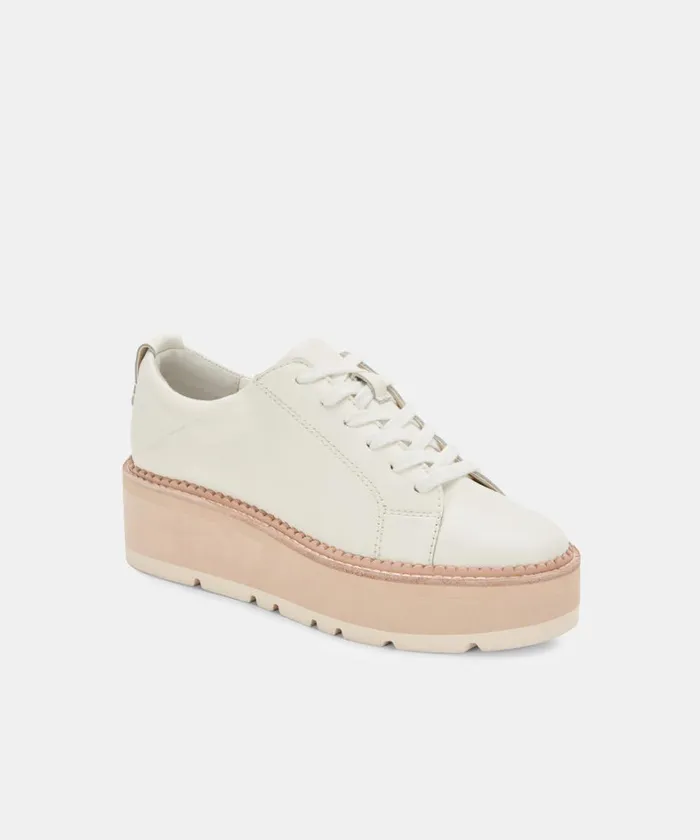 Sneakers Women Dolce Vita Toyah Sneakers White Leather