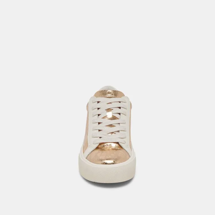 Sneakers Women Dolce Vita Zayn 360 Sneakers Gold Distressed Leather