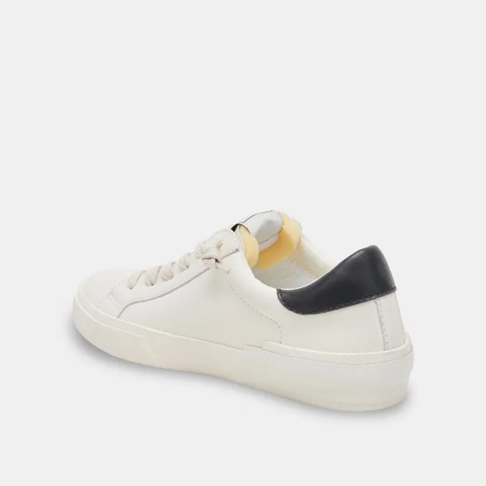 Sneakers Women Dolce Vita Zina Foam 360 Sneakers White Black Recycled Leather
