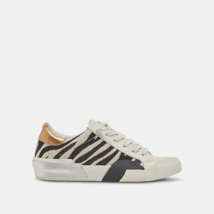 Sneakers Women Dolce Vita Zina Sneakers Zebra Fabric