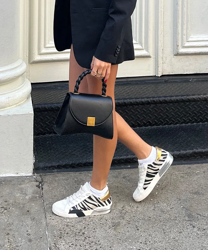 Sneakers Women Dolce Vita Zina Sneakers Zebra Fabric