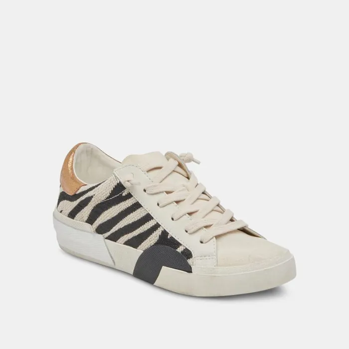 Sneakers Women Dolce Vita Zina Sneakers Zebra Fabric