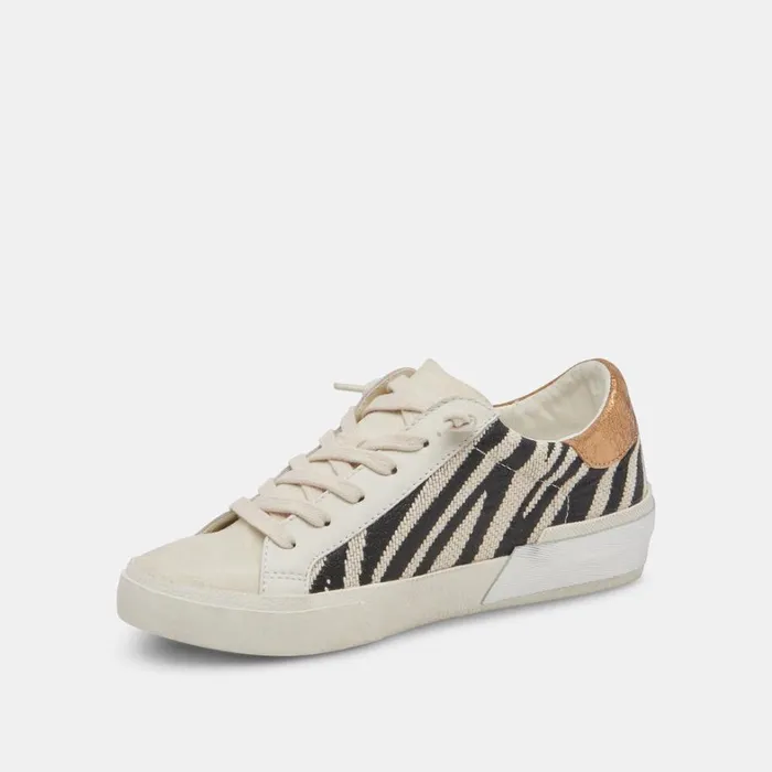 Sneakers Women Dolce Vita Zina Sneakers Zebra Fabric