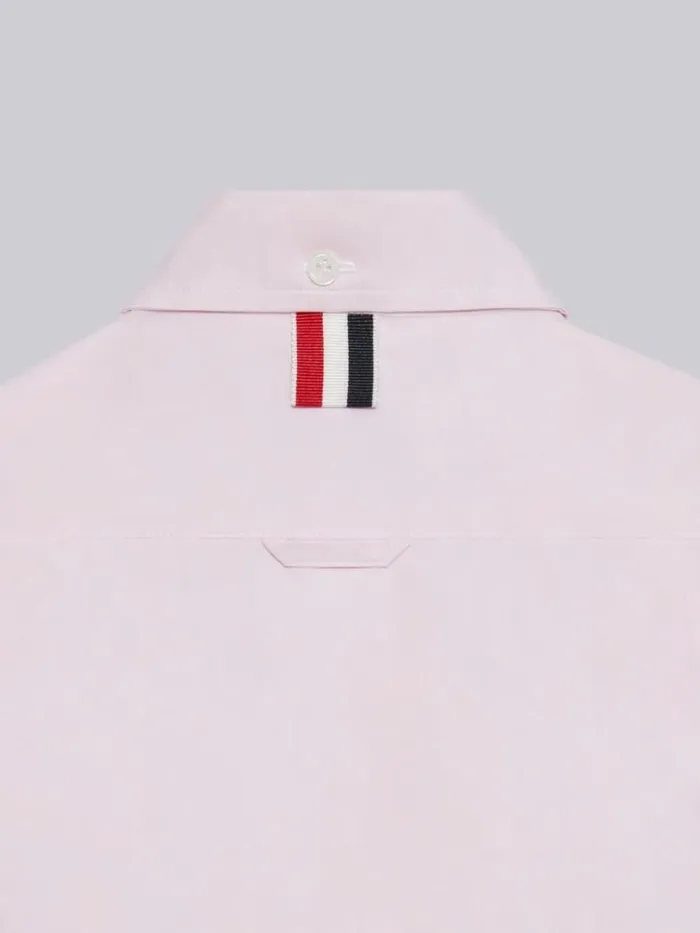 Solid Poplin Point Collar Classic Shirt Light Pink GirlsBoys Thom Browne Dresses And Shirts