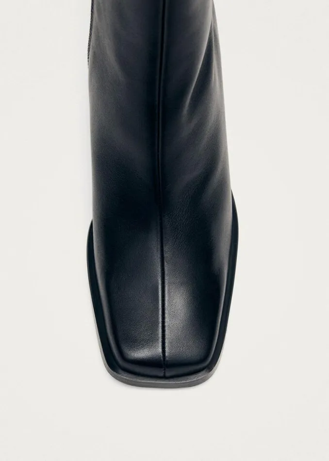 South Black Leather Ankle Boots Women ALOHAS Boots